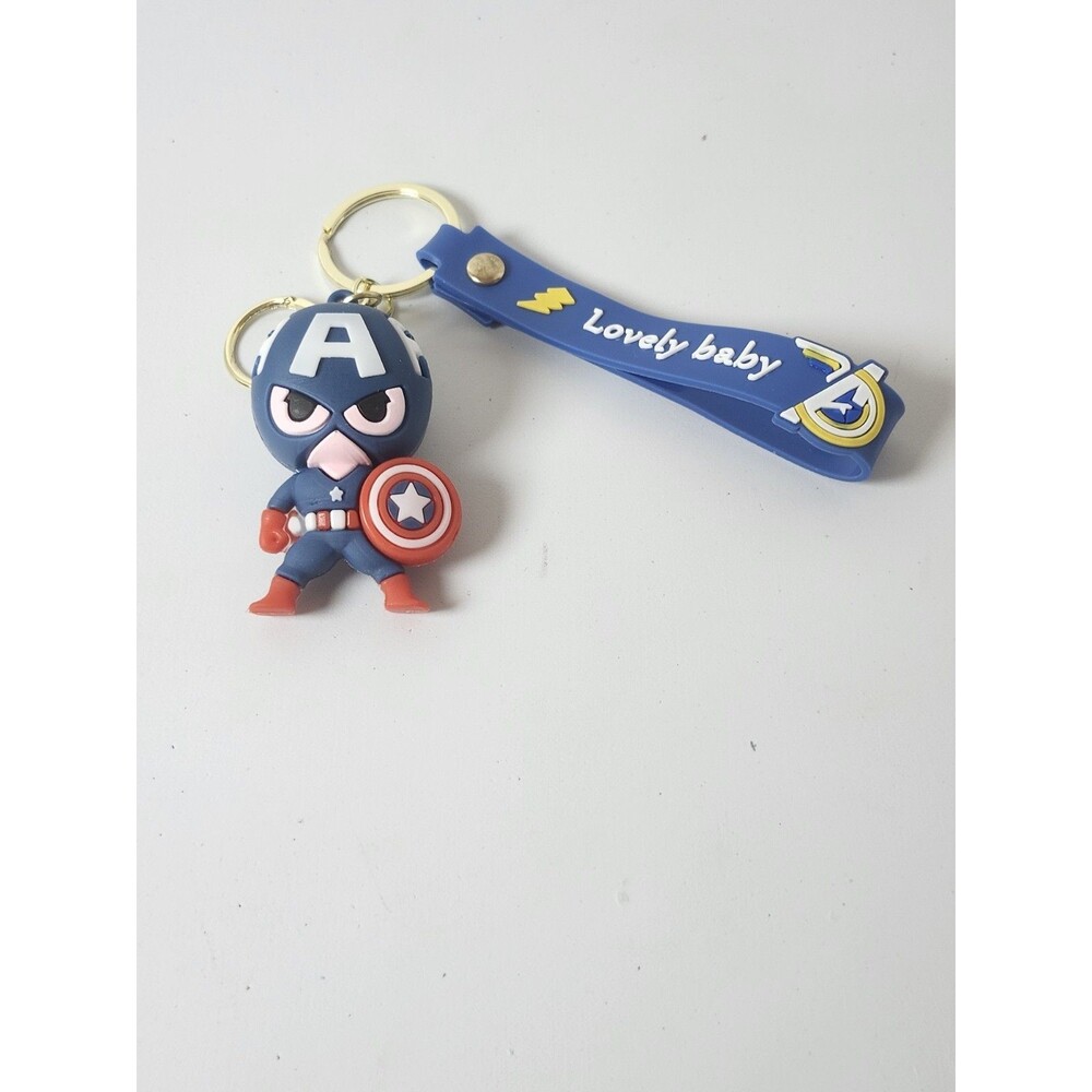 Captain America Marvel key chain keychain Lovely Baby